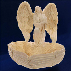 RECIPIENT ANGE EN FORME DE COEUR 22CM