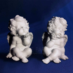 2 STATUES ANGE CHERUBIN