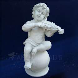 GRANDE STATUE ANGE VIOLON 82CM