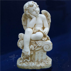 SCULPTURE ANGE TYPE ALBATRE 61 CM