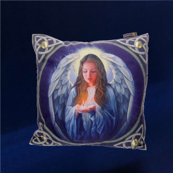 HOUSSE COUSSIN ANGE LUMIERE