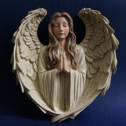 PLAQUE MURALE ANGE 25CM