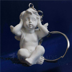 PORTE CLE ANGE SAGESSE ECOUTE