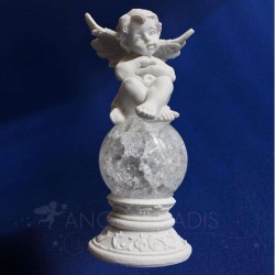 STATUETTE ANGE LUMINEUX MEDITANT