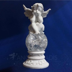 STATUETTE ANGE LUMINEUX CONTEMPLATIF