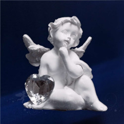 FIGURINE ANGE COEUR QUESTIONNEMENT