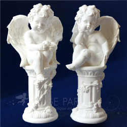 STATUES ANGES SUR COLONNE EDEN 30 CM