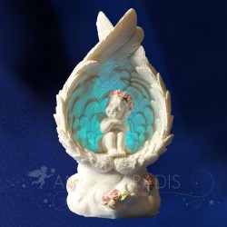 statuette ange lumineux