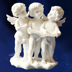STATUETTE TROIS ANGES DEBOUT