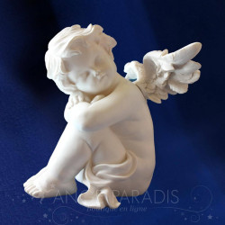STATUETTE ANGE CHERUBIN DROIT 21CM