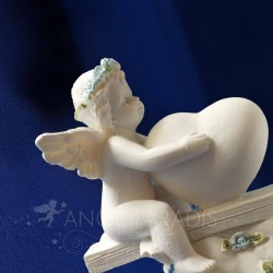 deco fiancailles table avec des anges