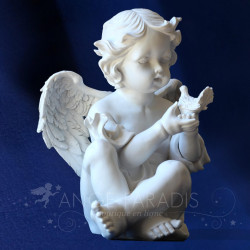 ange en pierre statue exterieur