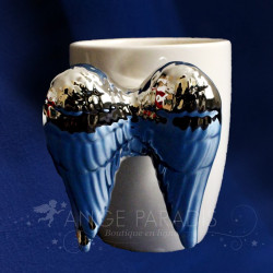 TASSE ANGE AILES ARGENTEES