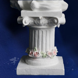 decoration colonne avec anges