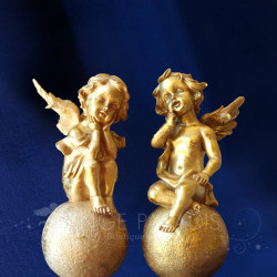 STATUES ANGES DOREES