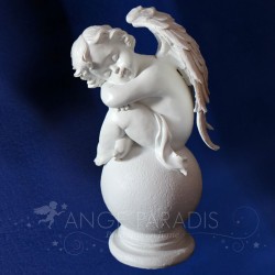 STATUETTE ANGE GARDIEN 23CM