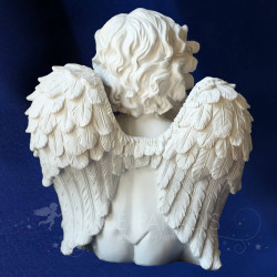 STATUE ANGE RESINE 25 CM