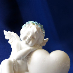 FIGURINE ANGE GARDIEN BLEU