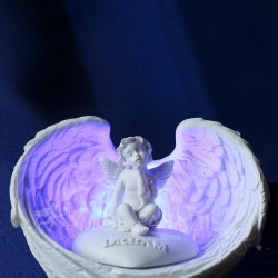 figurines d'anges eclaires