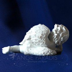 STATUE ANGE COUCHE 40CM