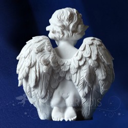 ANGE EN RESINE BLANC