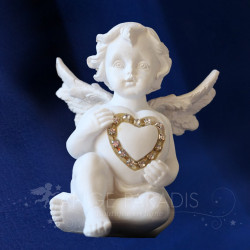 FIGURINE ANGE AVEC COEUR