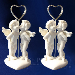 2 PORTE NOMS ANGES DECORATIFS