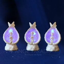 3 FIGURINES ANGE LUMINEUX PRIANT