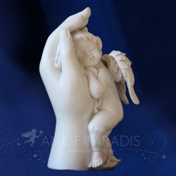 GRANDE SCULPTURE ANGE MAIN