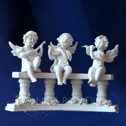 statue d'ange musique