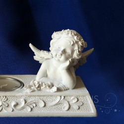 bougeoir cherubin et sa bougie