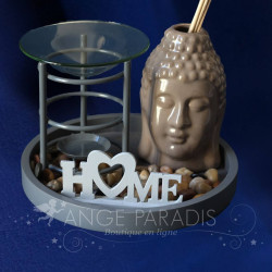 JARDIN ZEN BOUDDHA BRULEUR ET ENCENS
