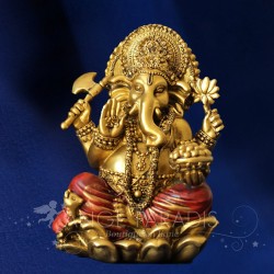 STATUE GANESH ROUGE