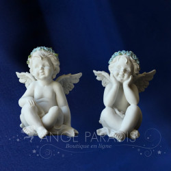 2 FIGURINES D'ANGES ADORABLES  11CM