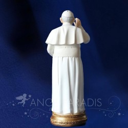 STATUE PAPE FRANCOIS resine platre pas cher