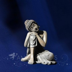 FIGURINE BOUDDHA BOIS 12cm