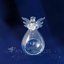 BOUGEOIR ANGE EN VERRE
