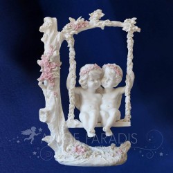 GRANDE STATUETTE ANGE : BALANCOIRE DE L'AMOUR