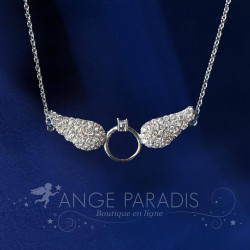 COLLER AILE ANGE ARGENT