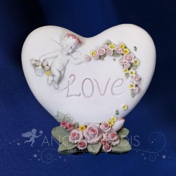 DECORATION ANGE : FLEURS & AMOUR