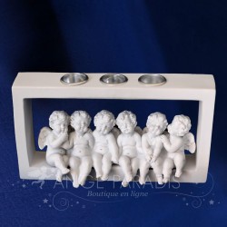 BOUGEOIR ANGE : COMMUNION DES ANGES