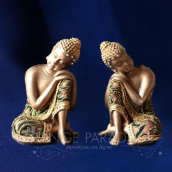 STATUETTE BOUDDHA X2 PEACE