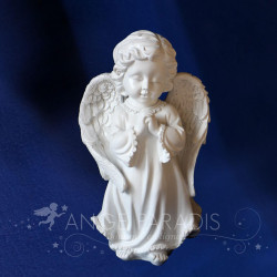 STATUETTE ANGE DEBOUT PRIANT