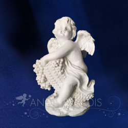 STATUETTE ANGE RAISIN/VIGNE