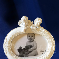 CADRE PHOTO ANGE  angelique cadre mariage fiancailles blancs
