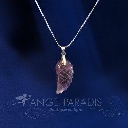 COLLIER AILE ANGE "Purple" PARADIS