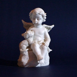 anges blancs et chien chat