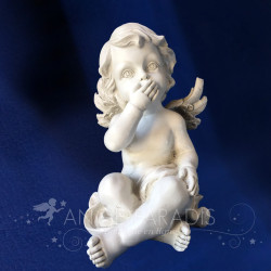 STATUETTE ANGE SAGESSE 17 CM "Je dis rien"