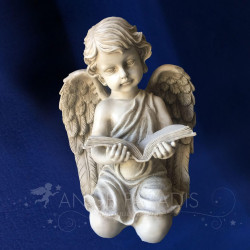 STATUE D'ANGE EXTERIEUR AVEC LIVRE