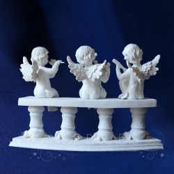 figurine ange musique resine